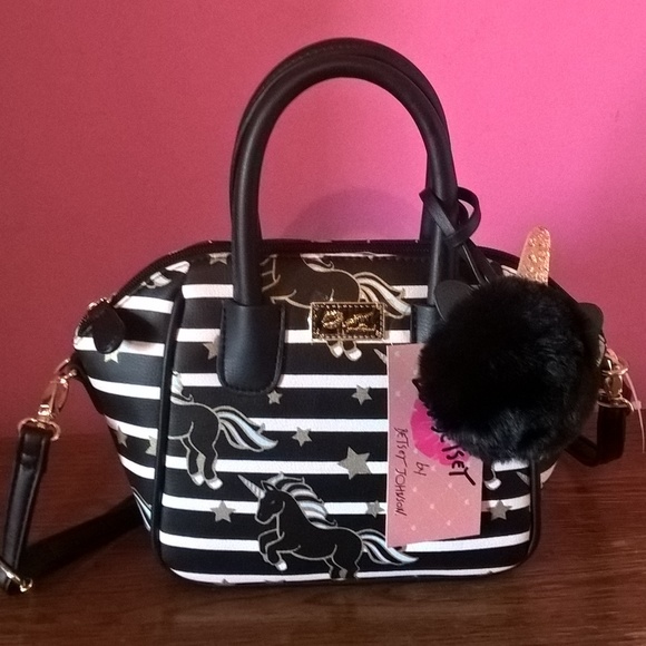 Betsey Johnson Handbags - betsey johnson purse satchel bag handbag crossbody